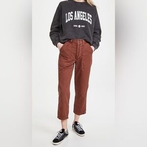 AMO Tobacco Ranger Cropped Ankle Pants Size 24